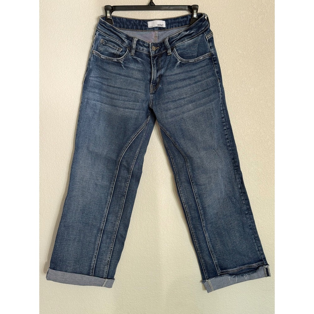 Vervet Los Angeles High Rise Straight Leg Jeans Medium Wash Size 27